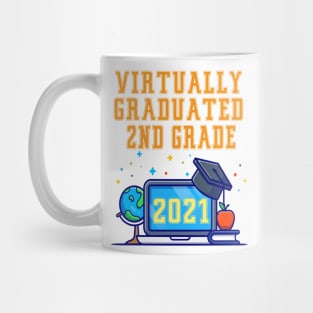 Kids Virtually Graduated 2nd Grade in 2021 Mug